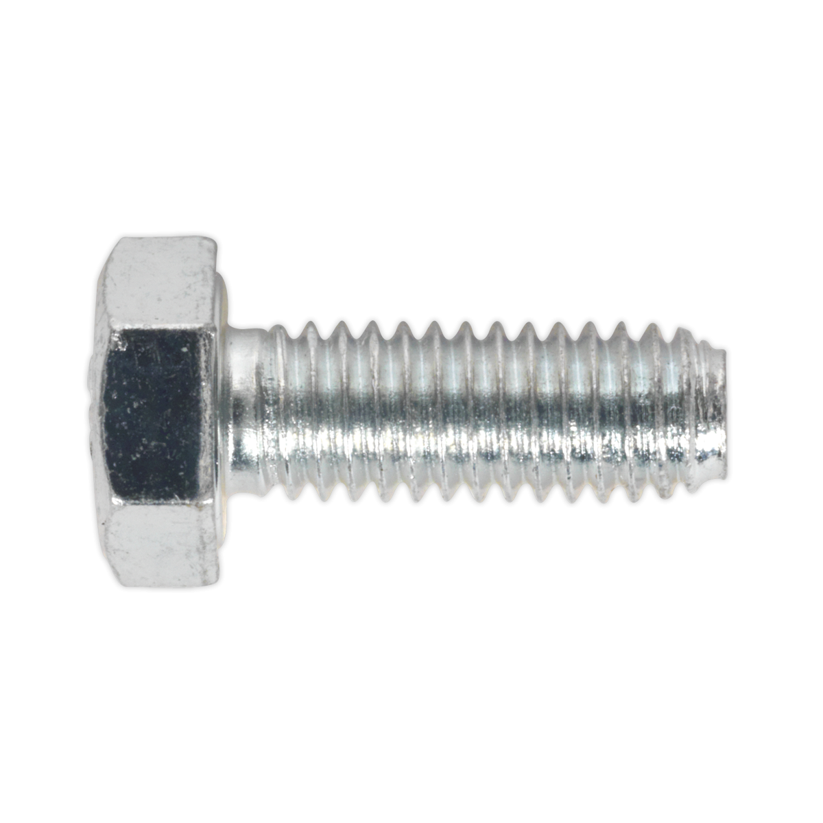Sealey SS616 8.8 Zinc Plated HT Setscrew M6 x 16mm, DIN 933 - Pack of 50