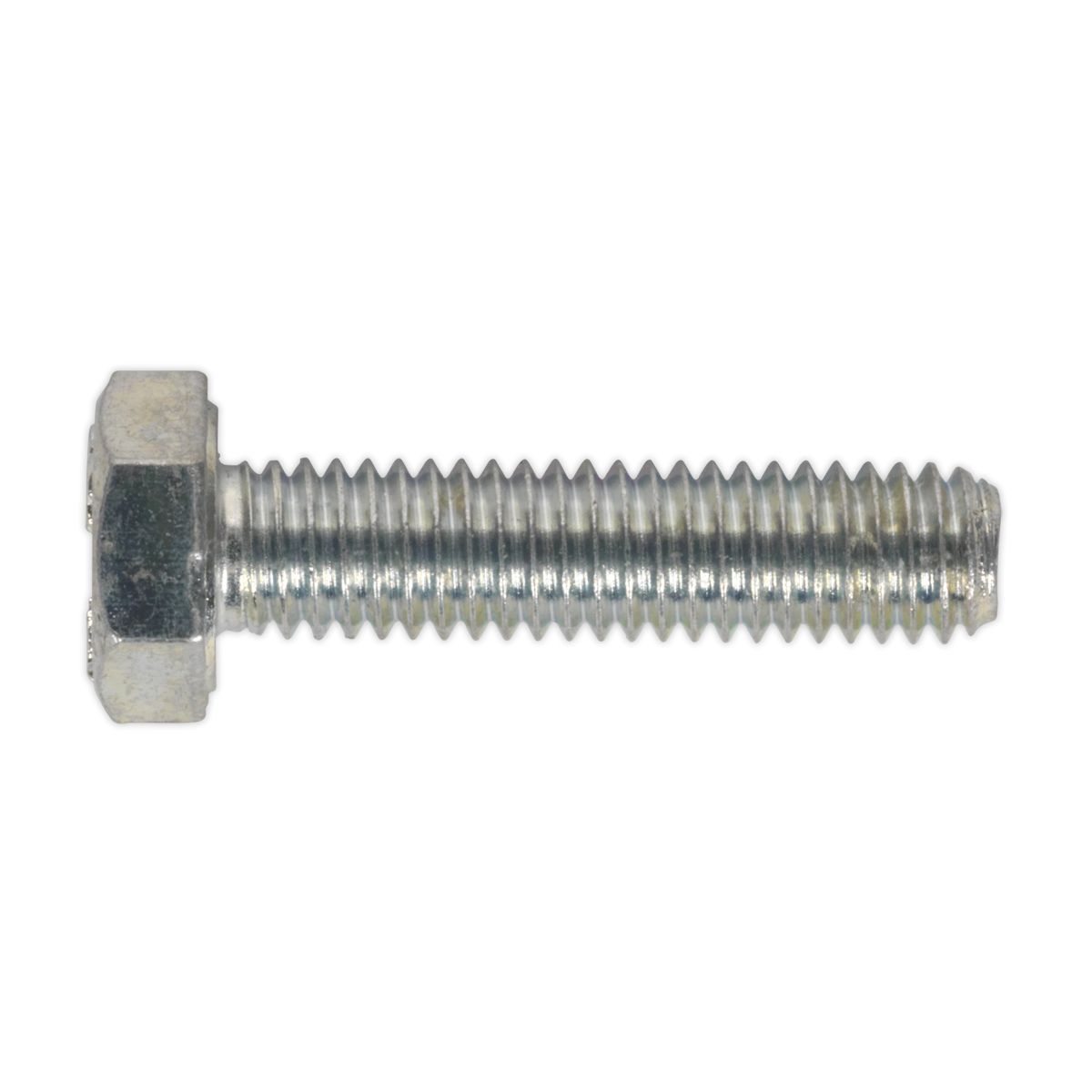 Sealey SS625 8.8 Zinc Plated HT Setscrew M6 x 25mm, DIN 933 - Pack of 50