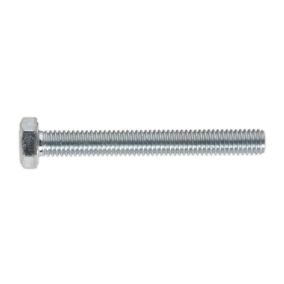 Sealey SS650 8.8 Zinc Plated HT Setscrew M6 x 50mm, DIN 933 - Pack of 50