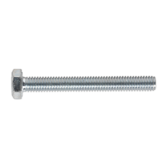 Sealey SS650 8.8 Zinc Plated HT Setscrew M6 x 50mm, DIN 933 - Pack of 50