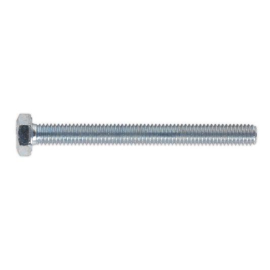Sealey SS660 8.8 Zinc Plated HT Setscrew M6 x 60mm, DIN 933 - Pack of 50