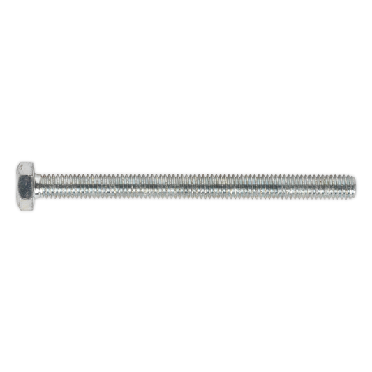 Sealey SS675 8.8 Zinc Plated HT Setscrew M6 x 75mm, DIN 933 - Pack of 50