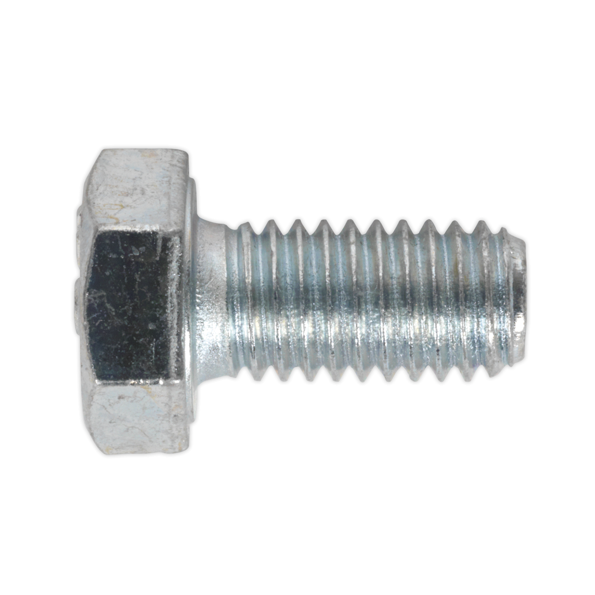 Sealey SS816 8.8 Zinc Plated HT Setscrew M8 x 16mm, DIN 933 - Pack of 50