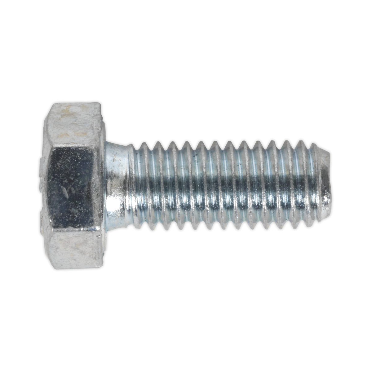 Sealey SS820 8.8 Zinc Plated HT Setscrew M8 x 20mm, DIN 933 - Pack of 50