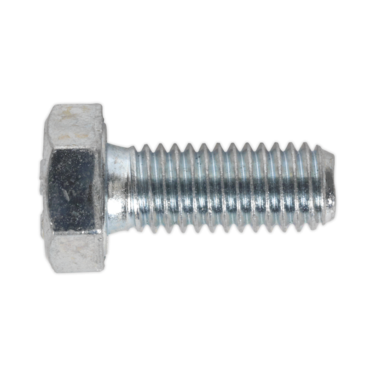 Sealey SS820 8.8 Zinc Plated HT Setscrew M8 x 20mm, DIN 933 - Pack of 50