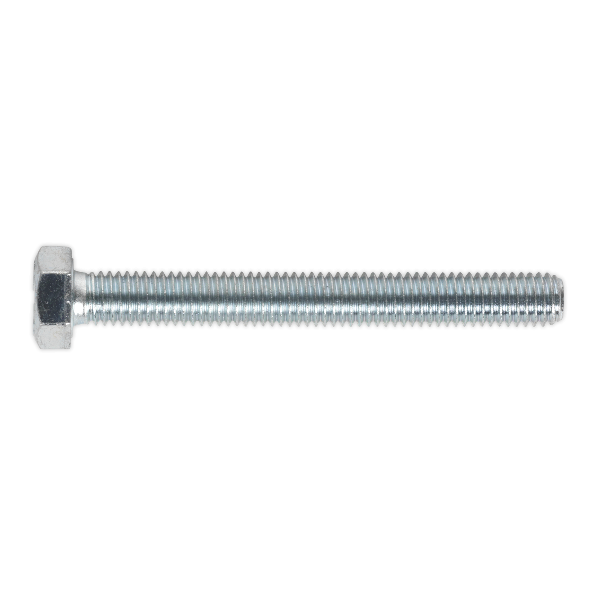 Sealey SS870 8.8 Zinc Plated HT Setscrew M8 x 70mm, DIN 933 - Pack of 25