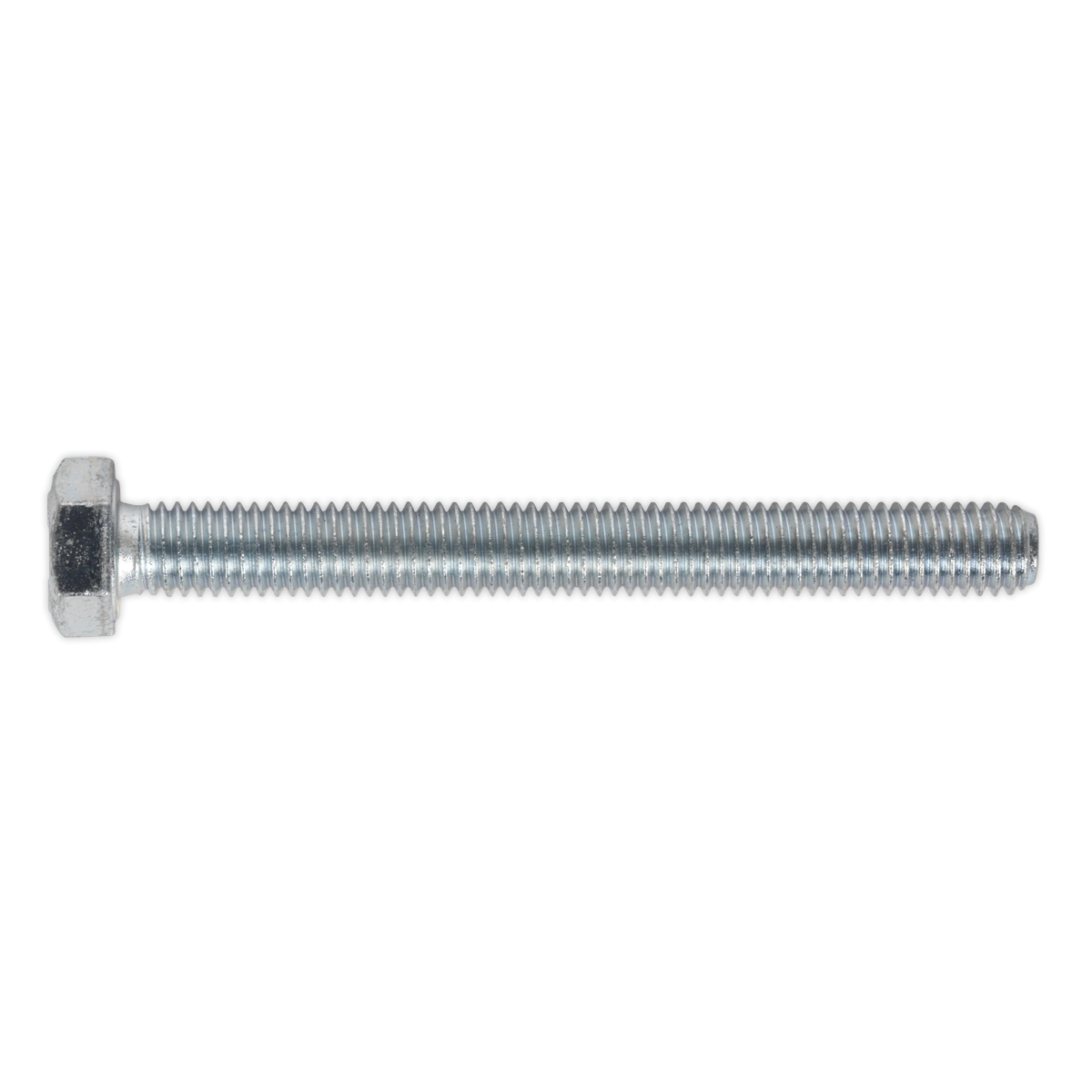 Sealey SS875 8.8 Zinc Plated HT Setscrew M8 x 75mm, DIN 933 - Pack of 25