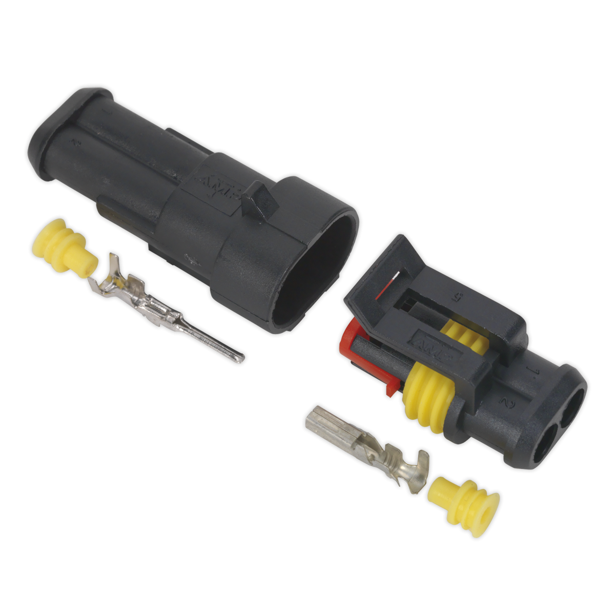 Sealey SSC2MF 2-Way Superseal Male & Female Connector - 1 pair