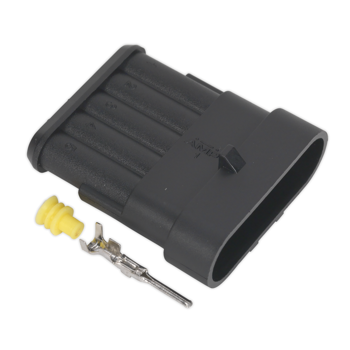 Sealey SSC5M 5-Way Superseal Male Connector - Pack of 3