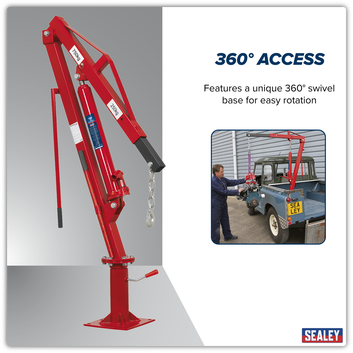 Sealey SSC750 Static Mounted Crane 750kg
