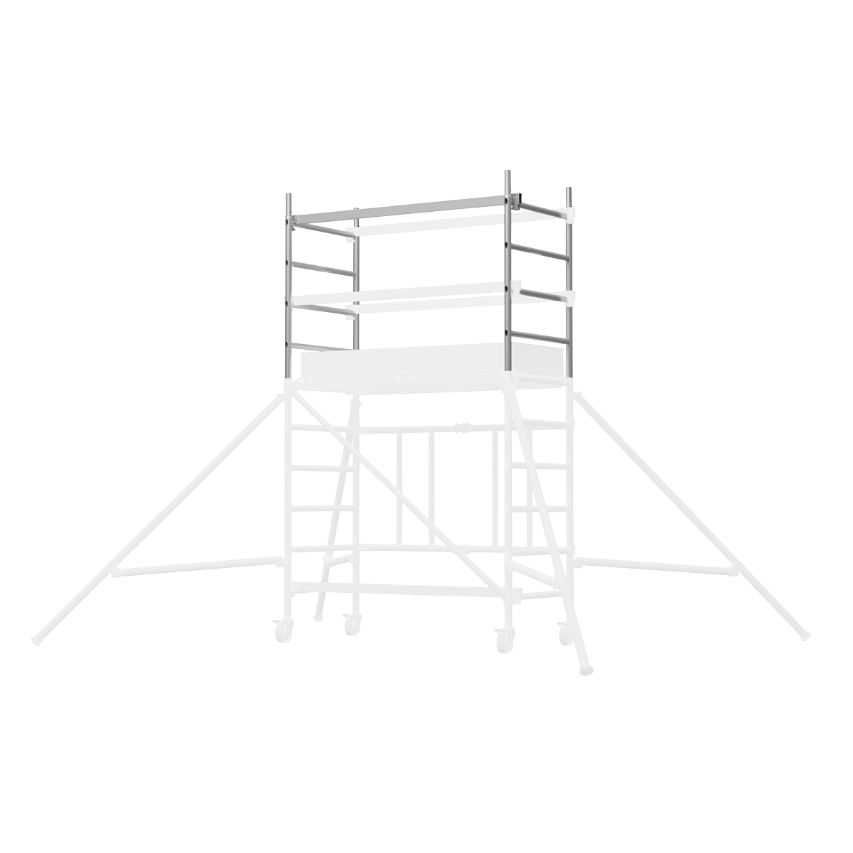 Sealey SSCL.2 Platform Scaffold Tower Extension Pack 2 EN 1004-1