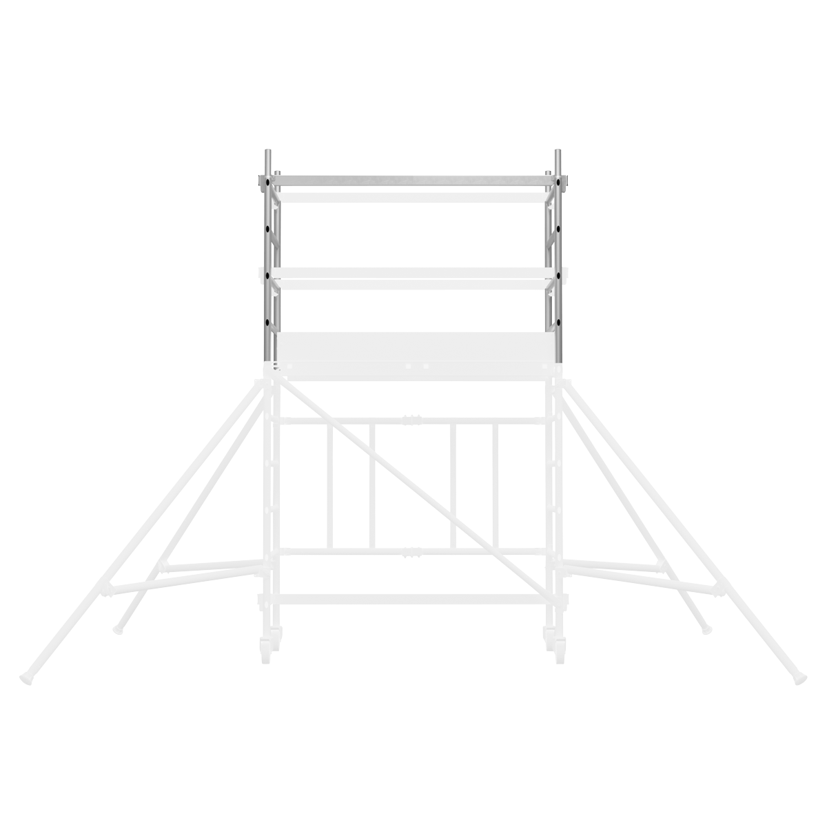 Sealey SSCL.2 Platform Scaffold Tower Extension Pack 2 EN 1004-1