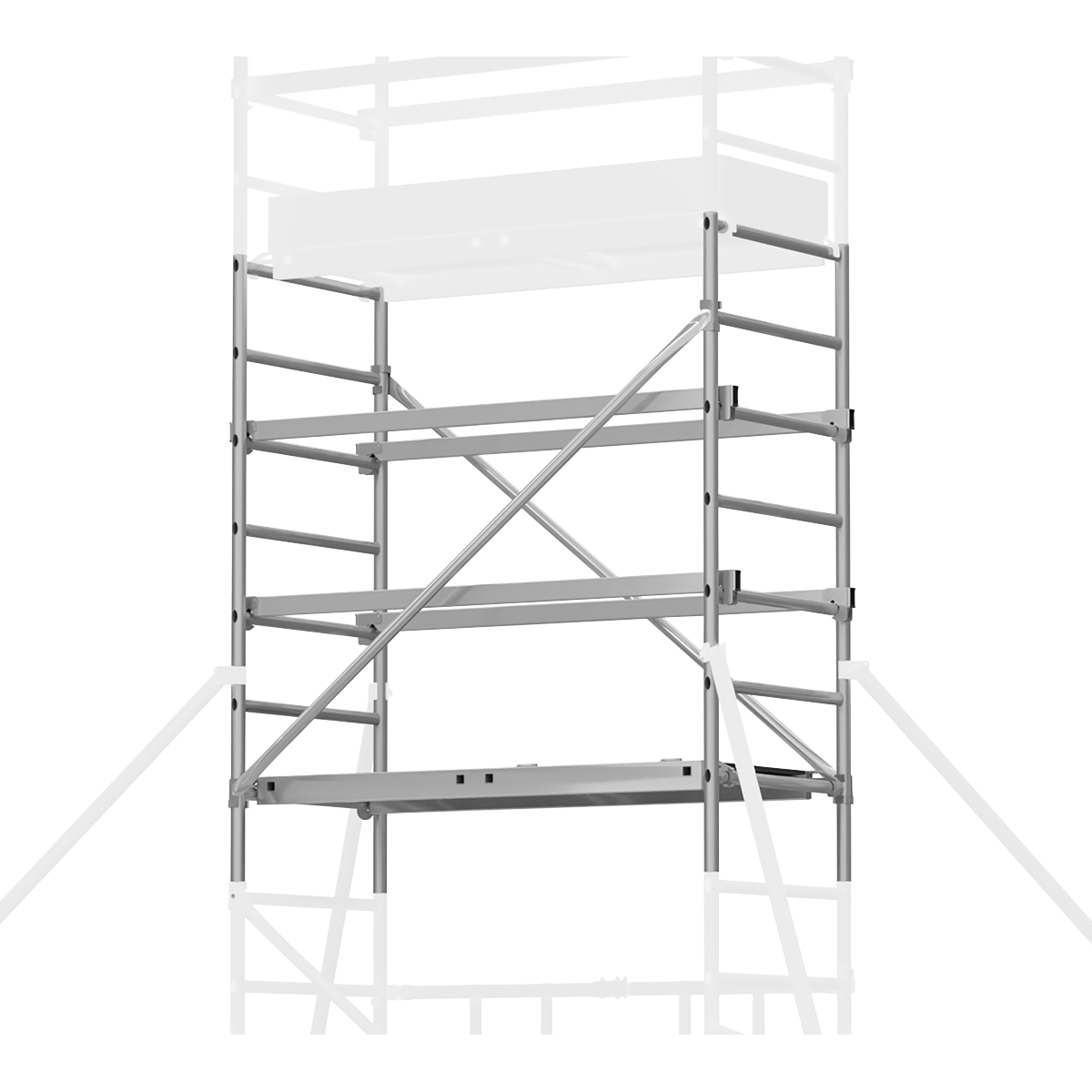 Sealey SSCL3 Platform Scaffold Tower Extension Pack 3 EN 1004-1