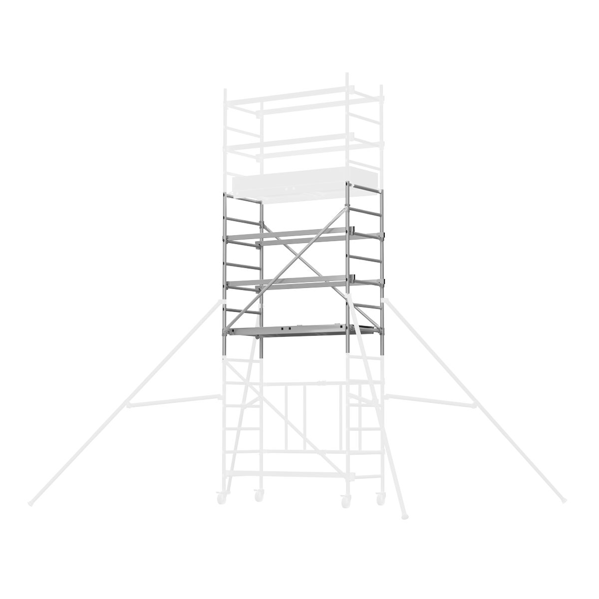 Sealey SSCL3 Platform Scaffold Tower Extension Pack 3 EN 1004-1