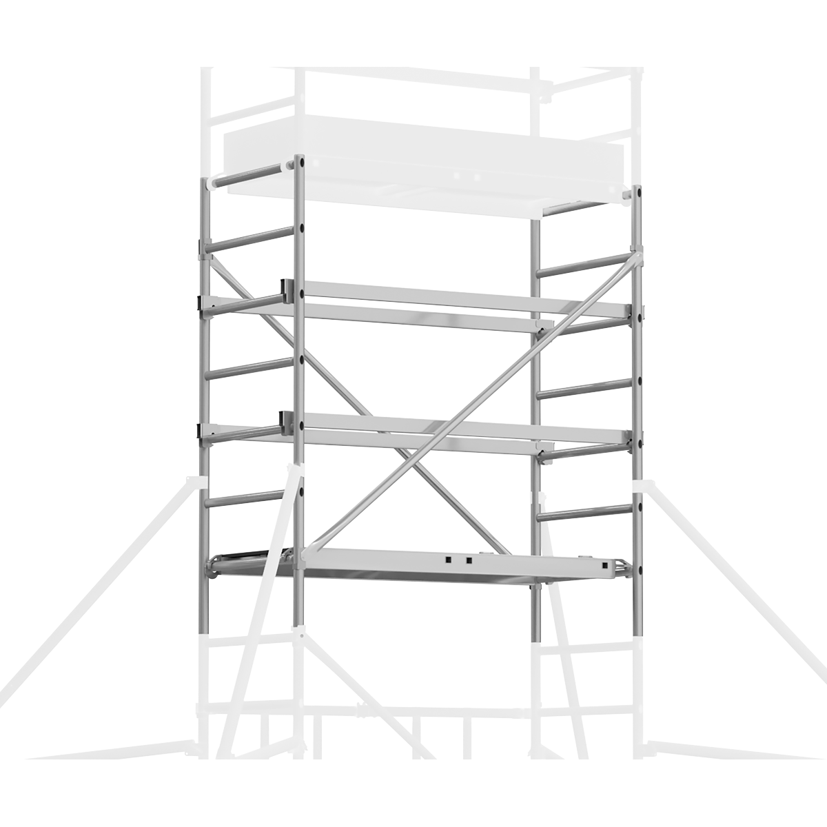 Sealey SSCL3 Platform Scaffold Tower Extension Pack 3 EN 1004-1