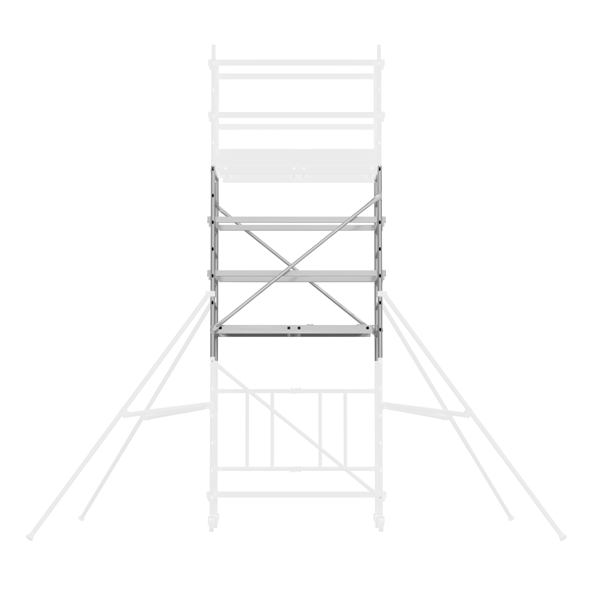 Sealey SSCL3 Platform Scaffold Tower Extension Pack 3 EN 1004-1