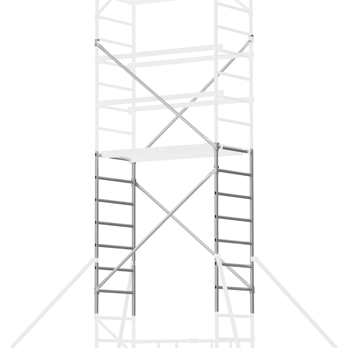 Sealey SSCL4 Platform Scaffold Tower Extension Pack 4 EN 1004-1