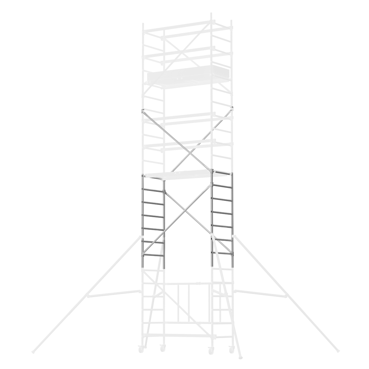Sealey SSCL4 Platform Scaffold Tower Extension Pack 4 EN 1004-1