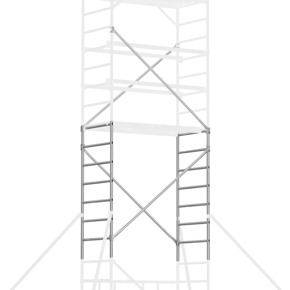Sealey SSCL4 Platform Scaffold Tower Extension Pack 4 EN 1004-1
