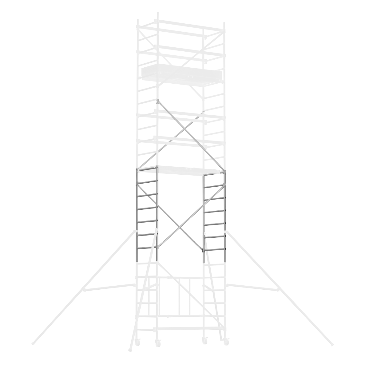 Sealey SSCL4 Platform Scaffold Tower Extension Pack 4 EN 1004-1