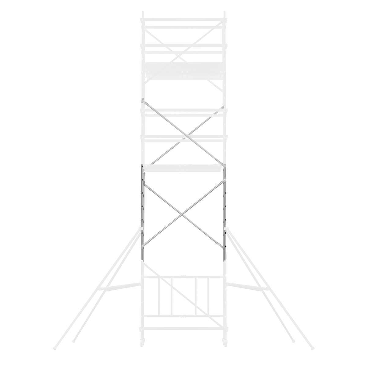 Sealey SSCL4 Platform Scaffold Tower Extension Pack 4 EN 1004-1