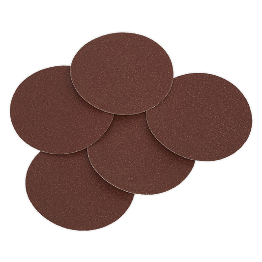 Sealey SSD01 Adhesive Backed Sanding Disc 80Grit 125mm - Pack of 5