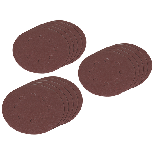 Sealey SSDS02 Hook-and-Loop Sanding Disc Set 125mm 10pc