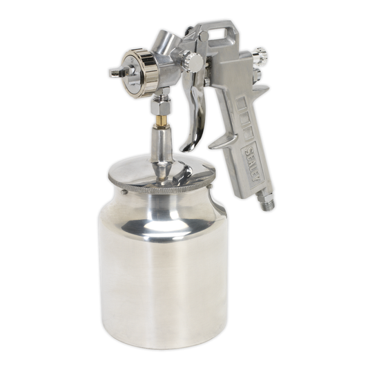 Sealey SSG2 General-Purpose Suction Feed Spray Gun 1.5mm Set-Up