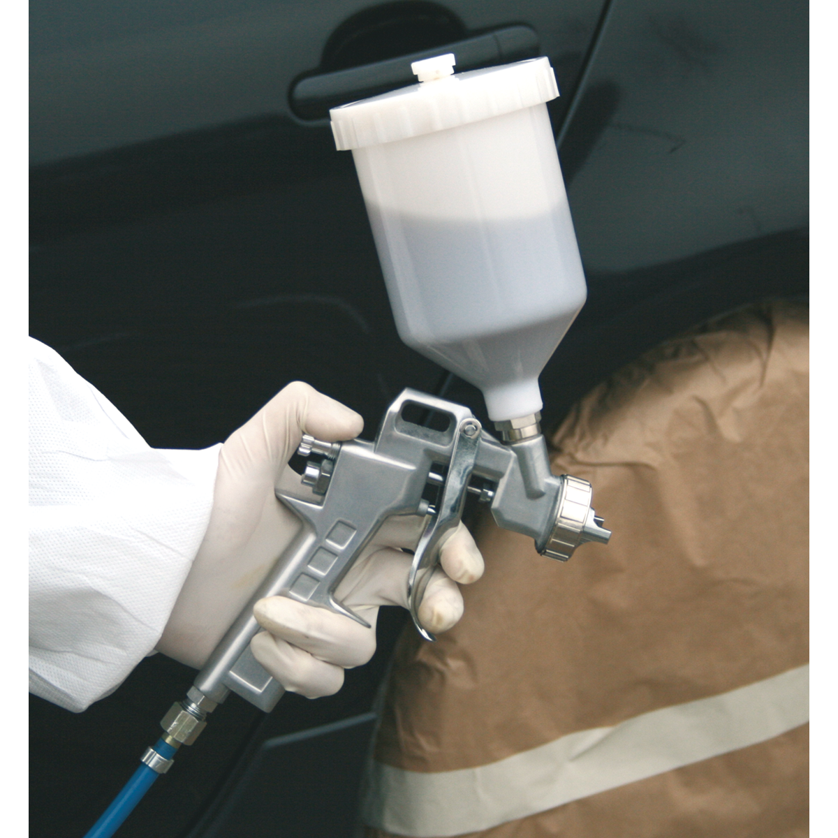 Sealey SSG501 Gravity Feed Spray Gun 2.2mm Set-Up
