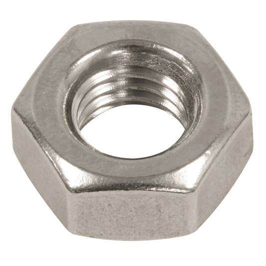 Sealey SSN10 Stainless Steel Nut M10 A2, DIN 934 - Pack of 50