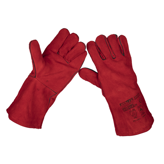 Sealey SSP141 Leather Lined Welding Gauntlets - Pair