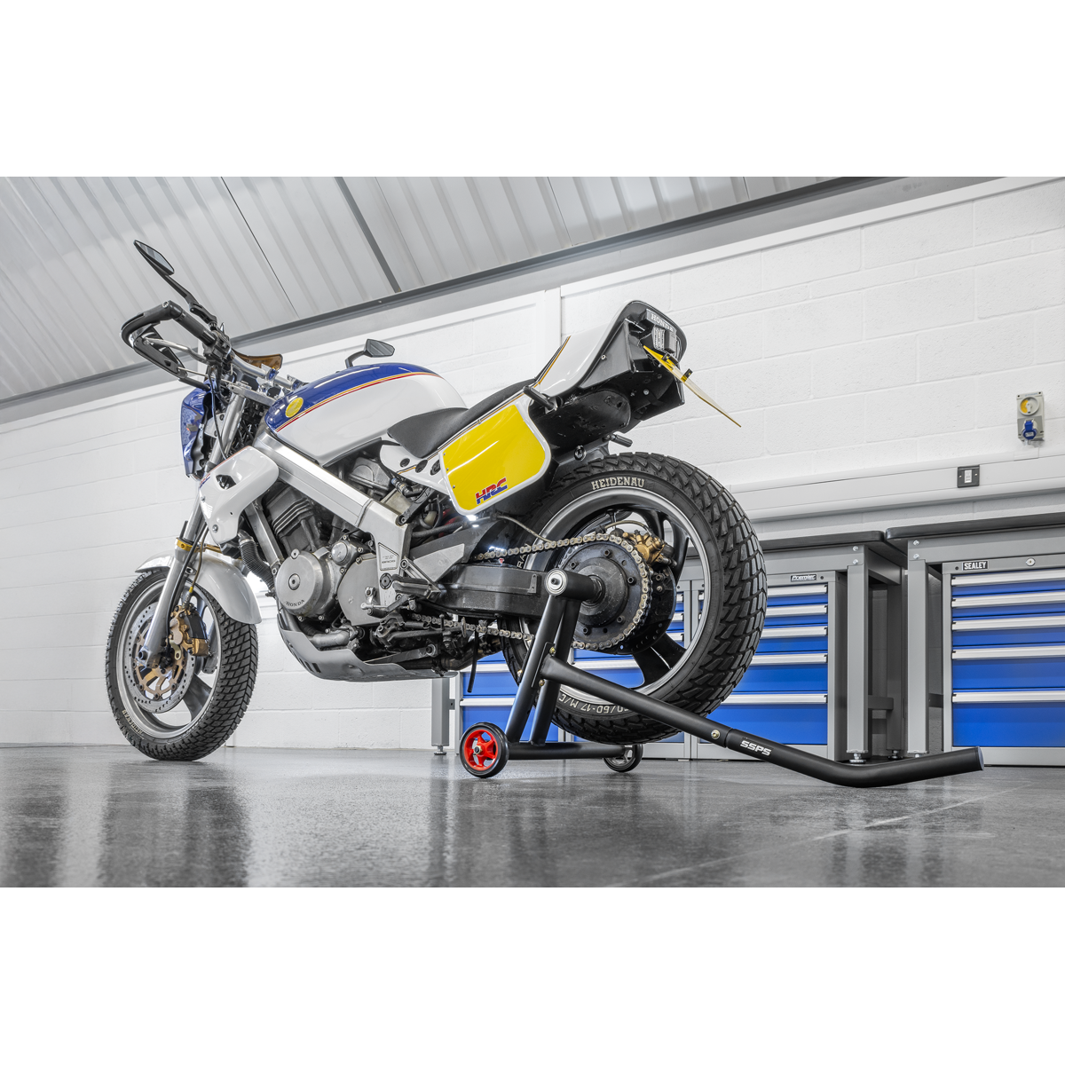 Sealey SSPS Single-Sided Motorcycle Stand 