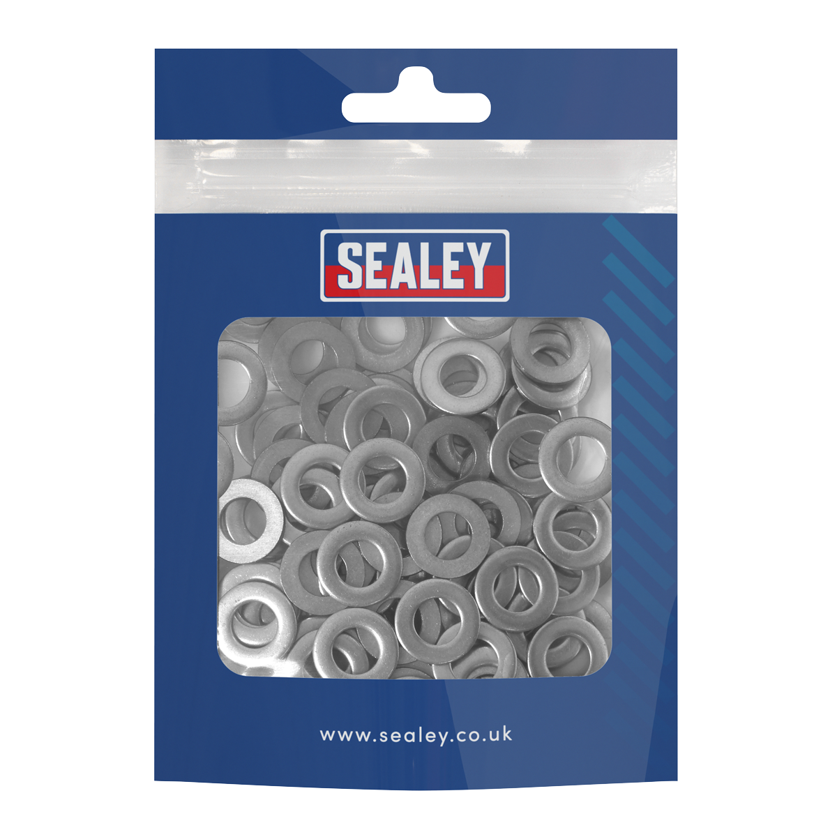 Sealey SSW8 Flat Washer Stainless Steel M8, DIN 125 - Pack of 100