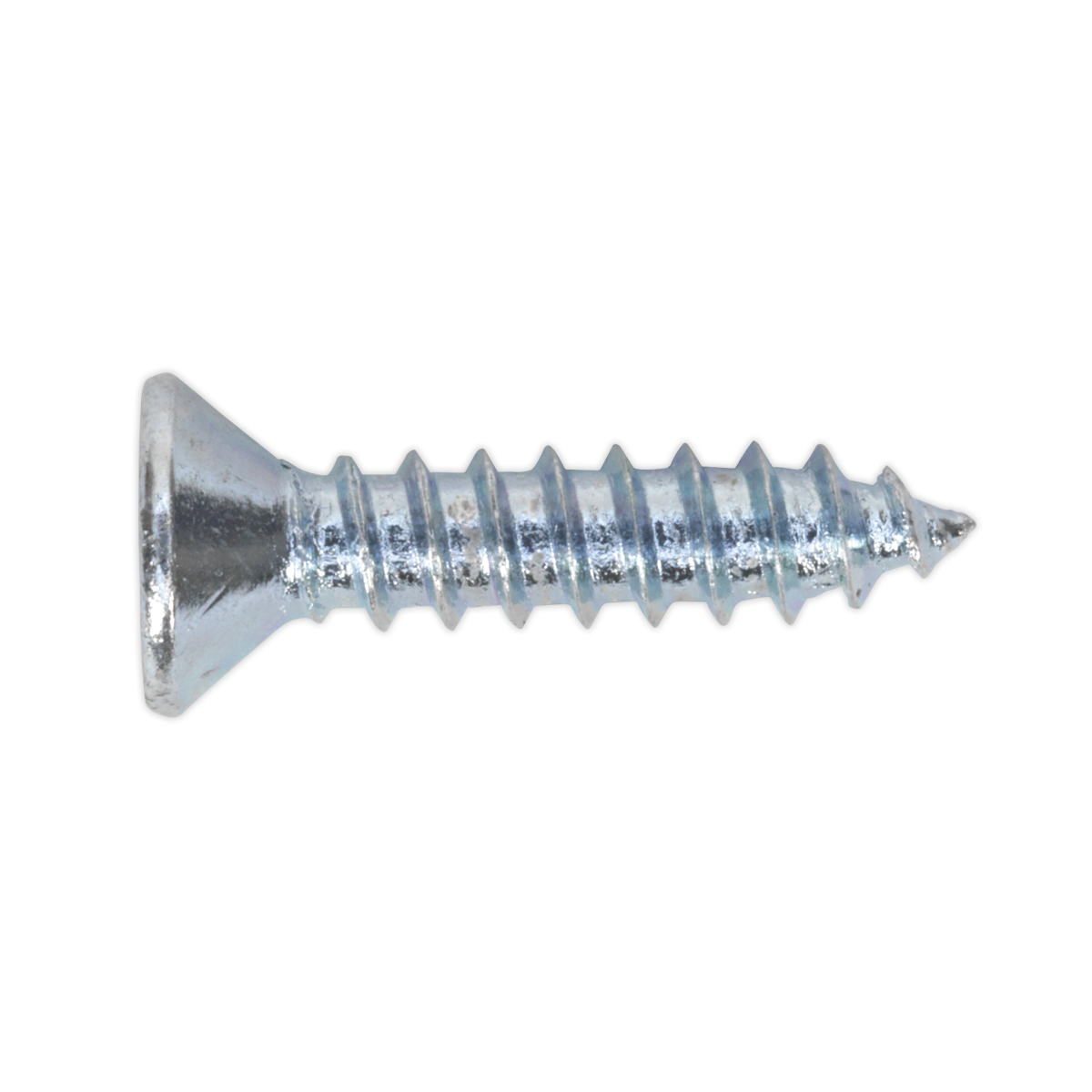 Sealey ST3516 Self-Tapping Countersunk Pozi Screw 3.5 x 16mm, DIN 7982 - Pack of 100