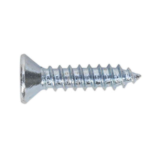 Sealey ST3516 Self-Tapping Countersunk Pozi Screw 3.5 x 16mm, DIN 7982 - Pack of 100