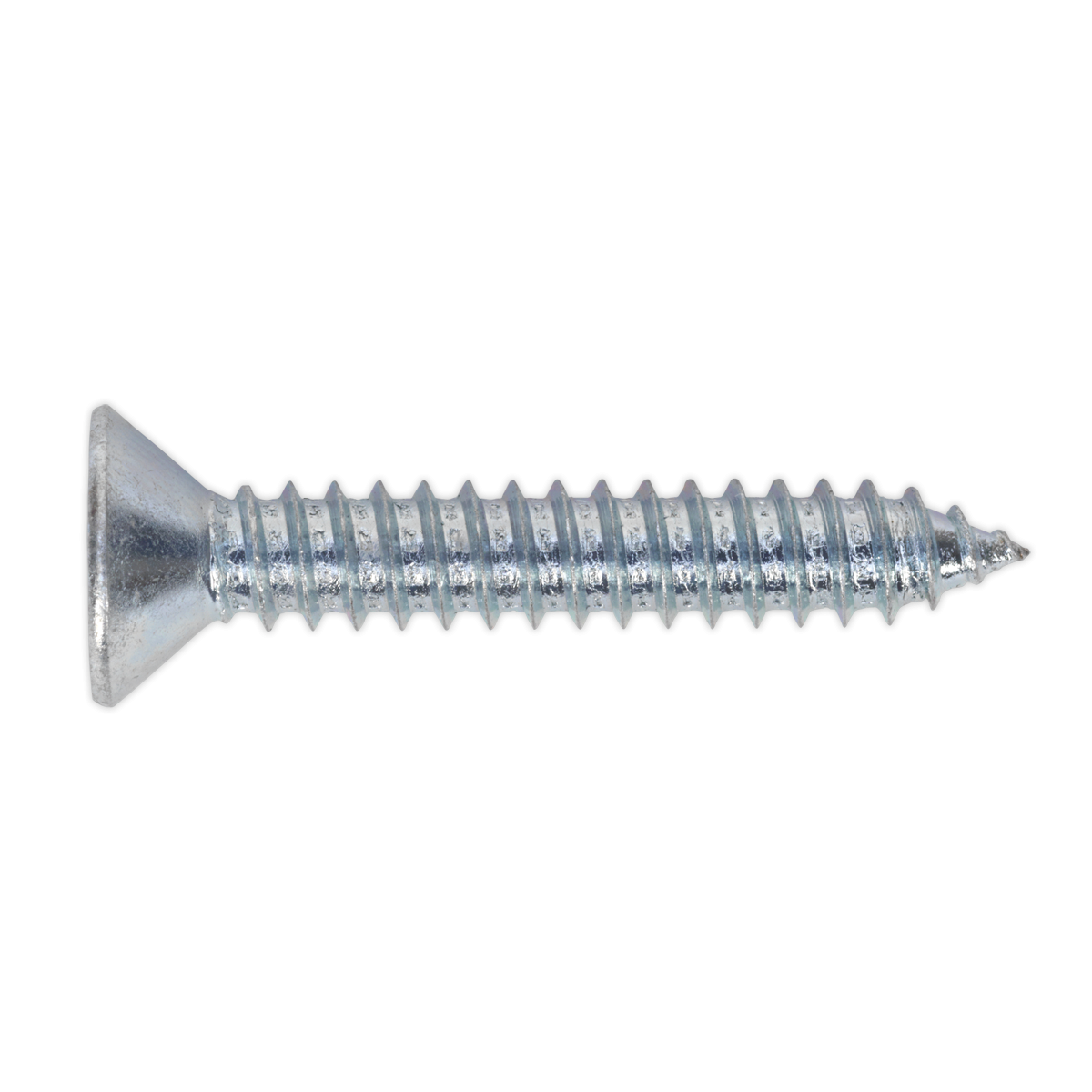 Sealey ST6338 Self-Tapping Countersunk Pozi Screw 6.3 x 38mm, DIN 7982 - Pack of 100