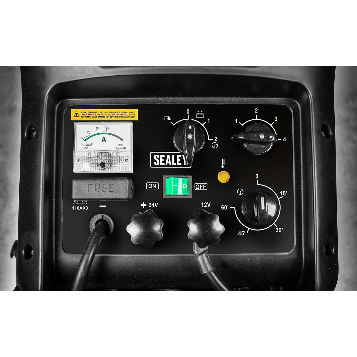 Sealey START800 12/24V Starter/Charger 800/110A 400V