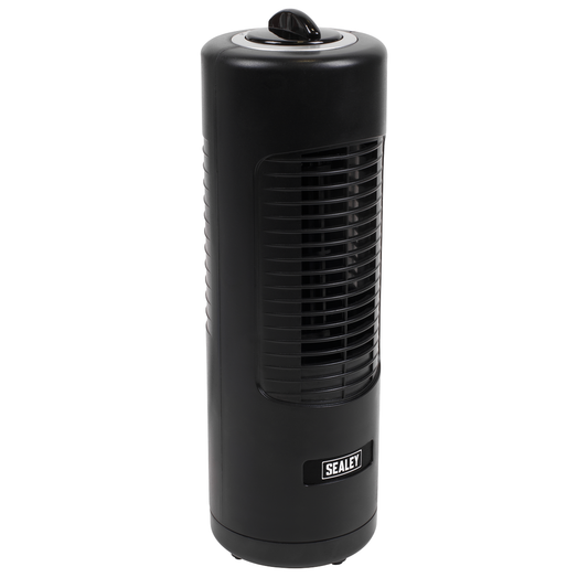 Sealey STF12C 12" Small Oscillating Desk Tower Fan 2-Speed 230V