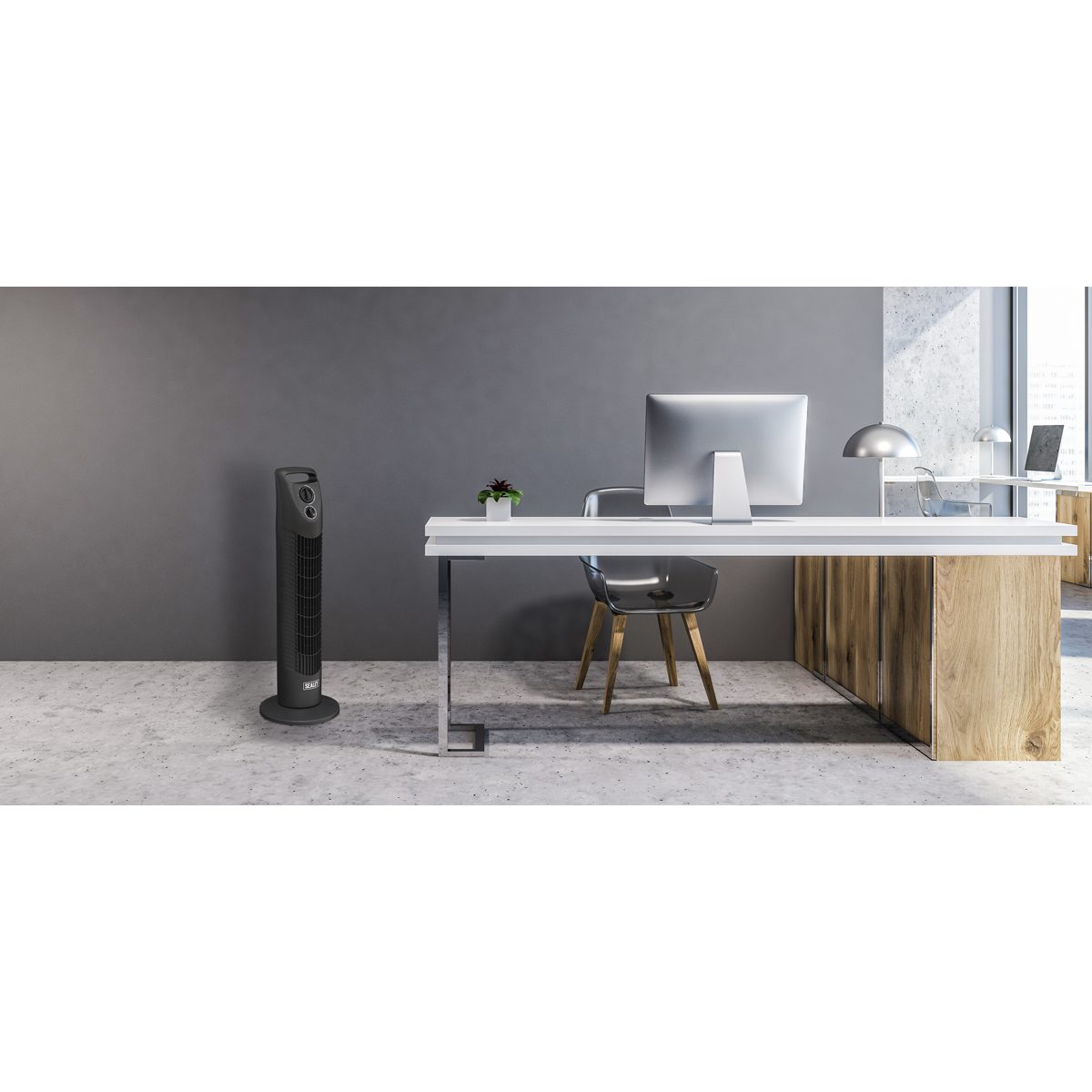 Sealey STF30 30" Oscillating Tower Fan 3-Speed 230V