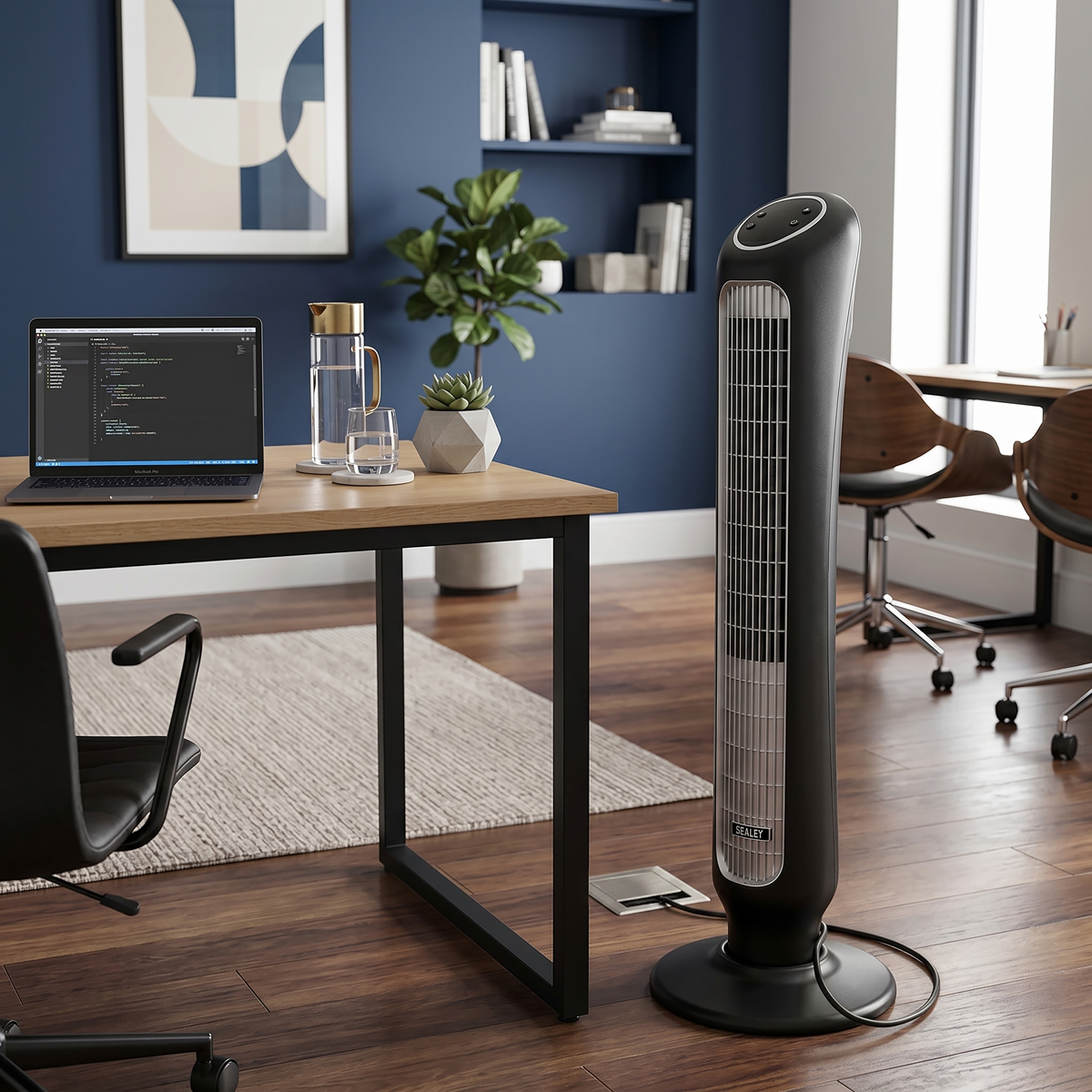 Sealey STF43Q 43" Quiet High Performance Oscillating Tower Fan 230V