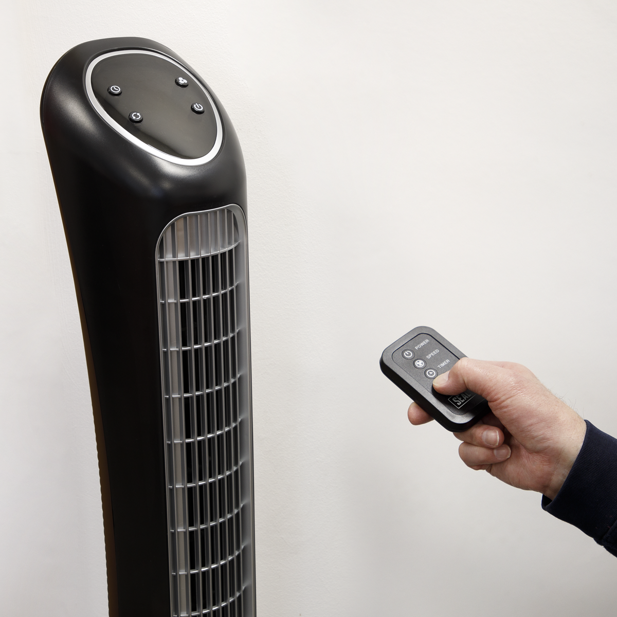 Sealey STF43Q 43" Quiet High Performance Oscillating Tower Fan 230V