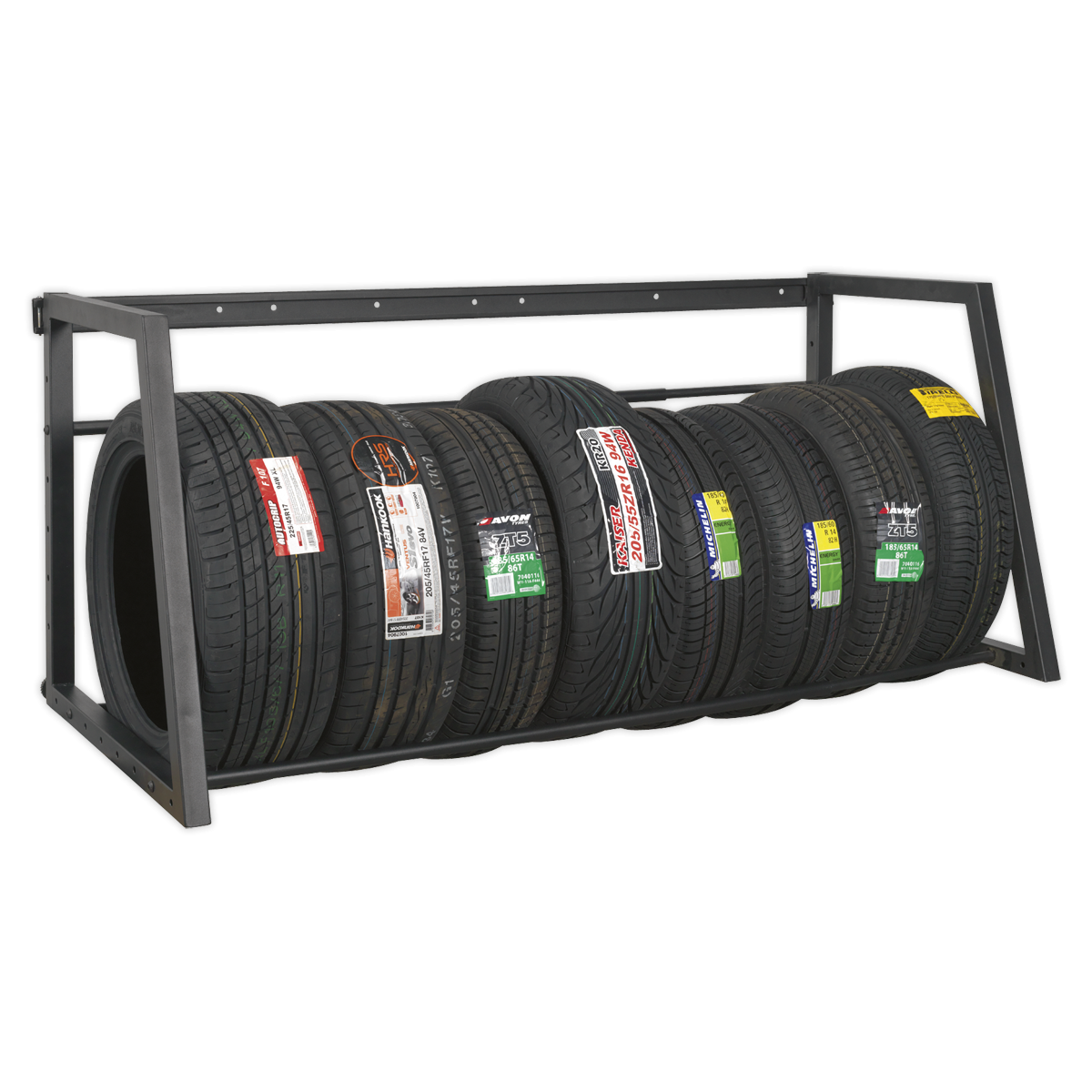 Sealey STR001 Wall or Floor Mounting Extending Tyre Rack