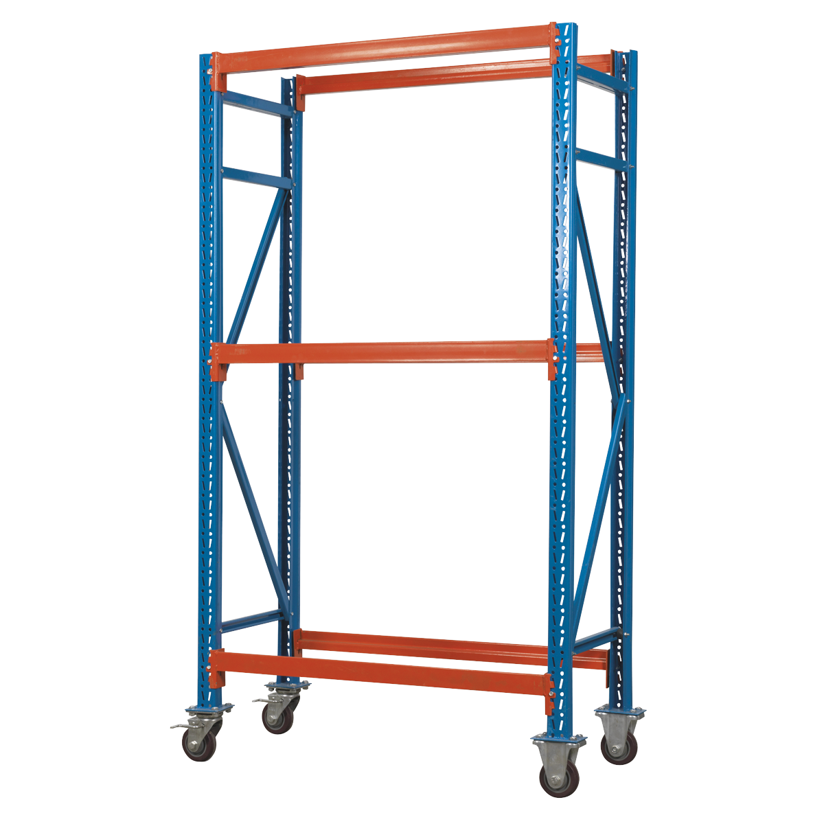 Sealey STR007 2-Level Mobile Tyre Rack 200kg Capacity Per Level