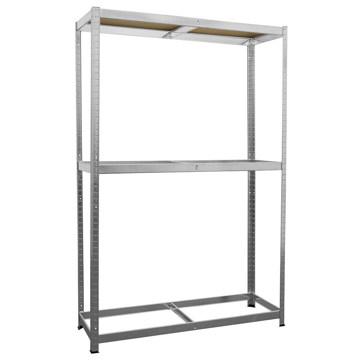 Sealey STR008 2-Level Tyre Rack with Shelf 150kg Capacity Per Level