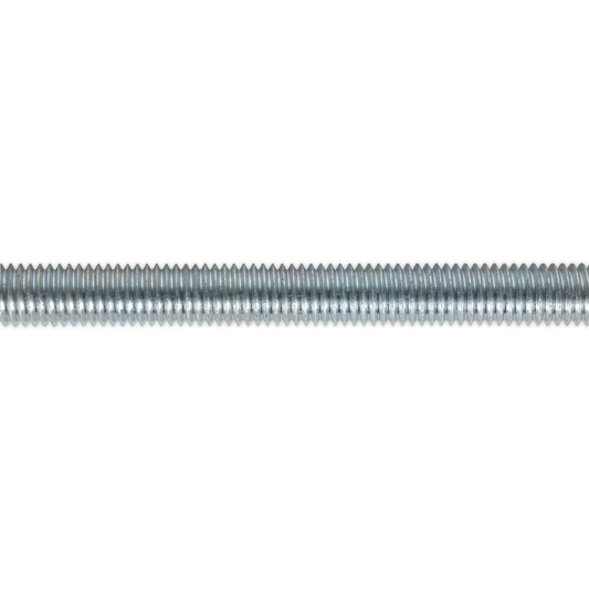 Sealey STUD10 Zinc Plated Threaded Rod M10 x 1m - Pack of 5