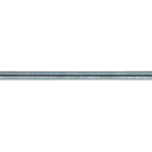 Sealey STUD6 Zinc Plated Threaded Rod M6 x 1m - Pack of 5