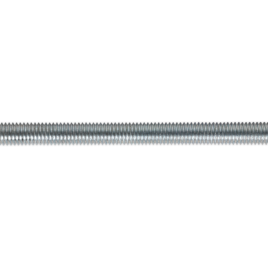 Sealey STUD8 Zinc Plated Threaded Rod M8 x 1m - Pack of 5