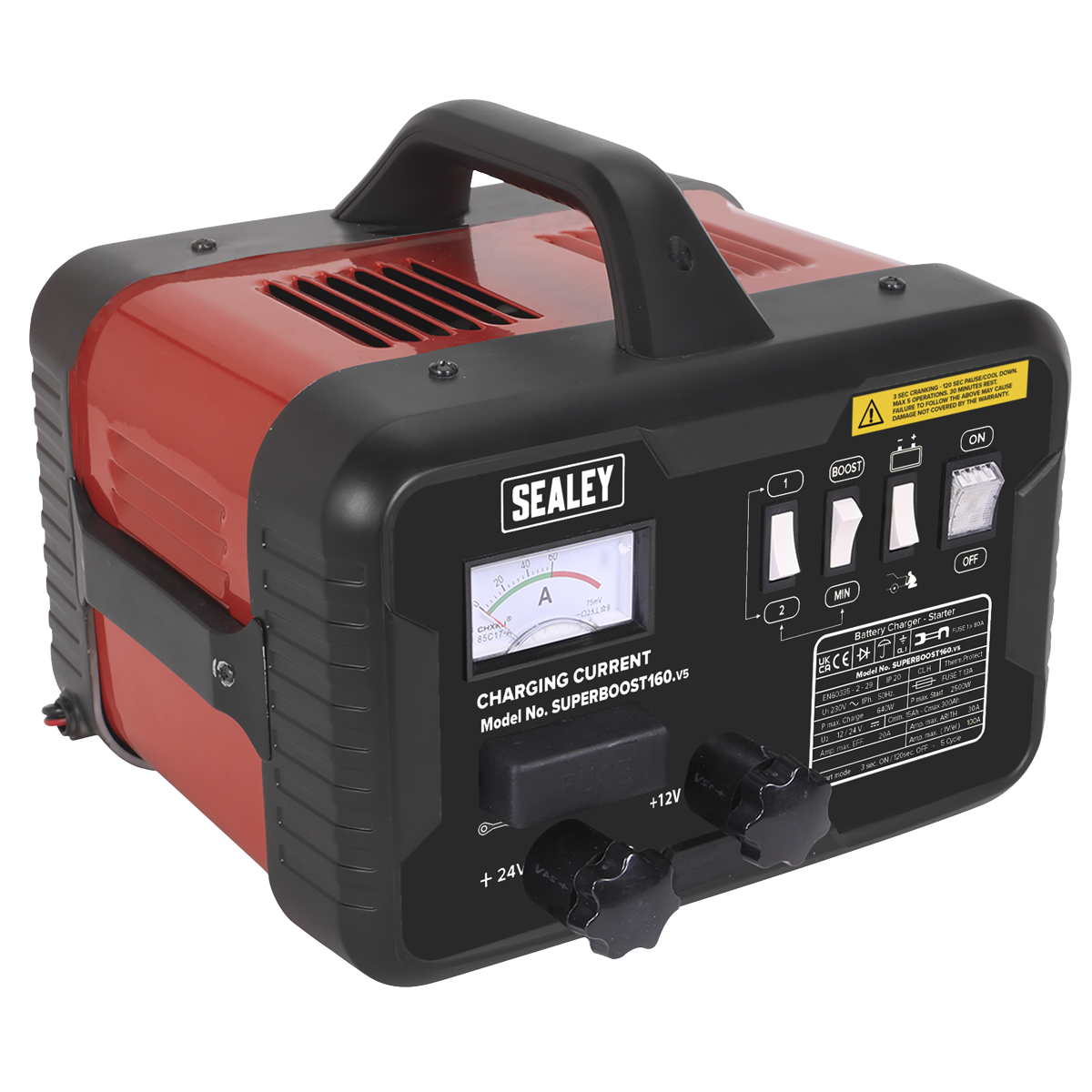 Sealey SUPERBOOST160 12/24V Starter/Charger 160/30Amp 230V