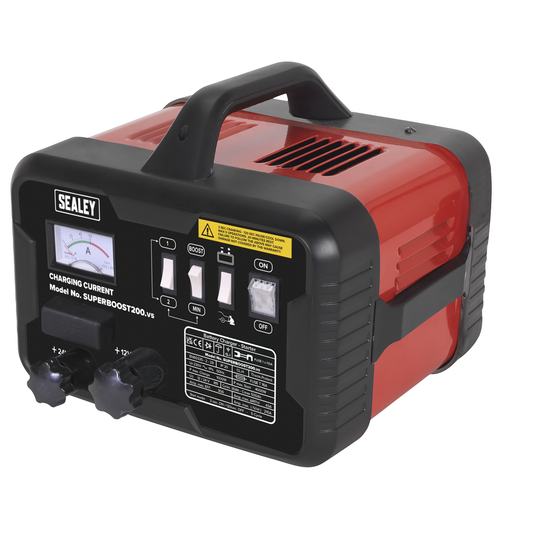 Sealey SUPERBOOST200 12/24V Starter/Charger 200/45A 230V