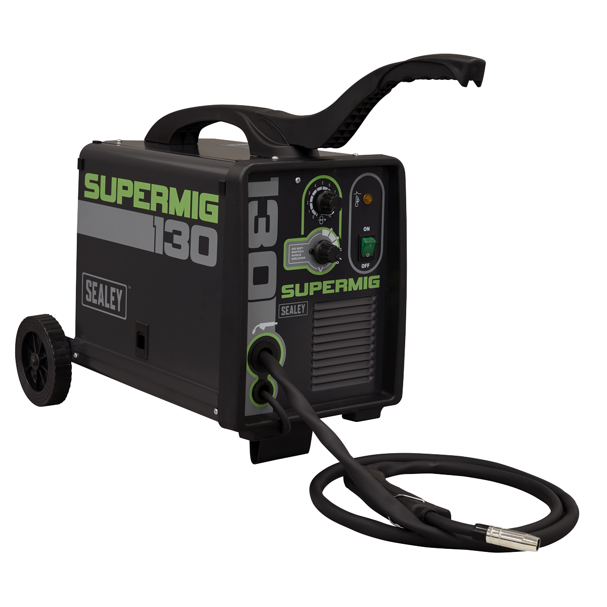 Sealey SUPERMIG130 Mini Portable Gas/Gasless MIG Welder 130A 230V